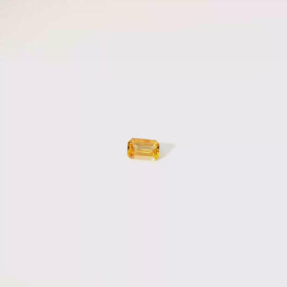 0.584卡帝王托帕石 / 0.584ct IMPERIAL TOPAZ Emerald Cut Gold