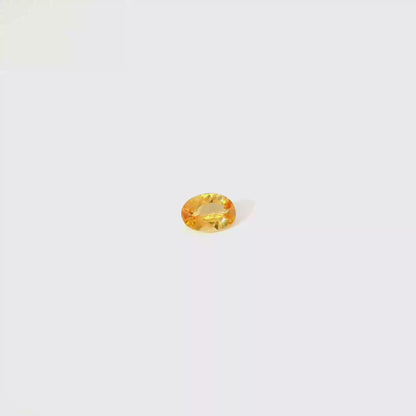 0.742卡帝王托帕石 / 0.742ct IMPERIAL TOPAZ Oval Cut Gold