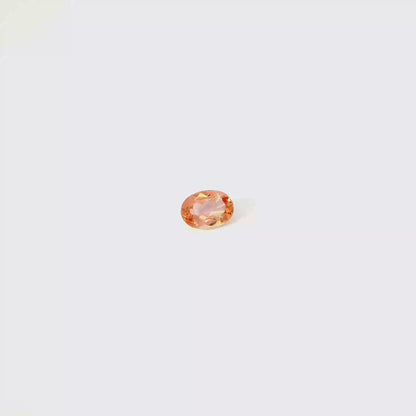 0.865卡帝王托帕石 / 0.865ct IMPERIAL TOPAZ Oval Cut Peach