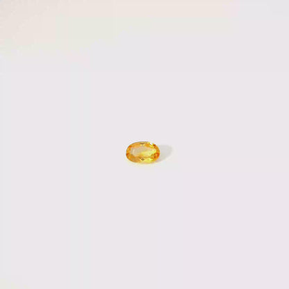 0.606卡帝王托帕石 / 0.606ct IMPERIAL TOPAZ Oval Cut Gold