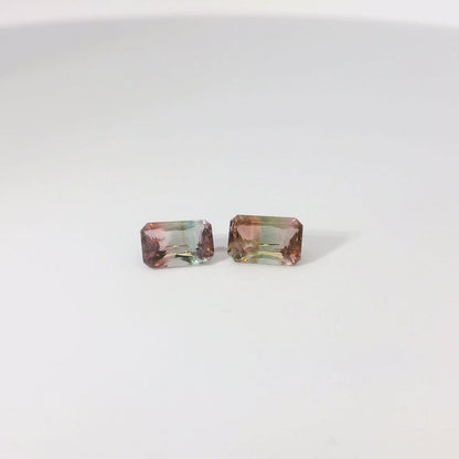 1.86卡西瓜碧璽 / 1.86ct Party Tourmaline Emerald Cut