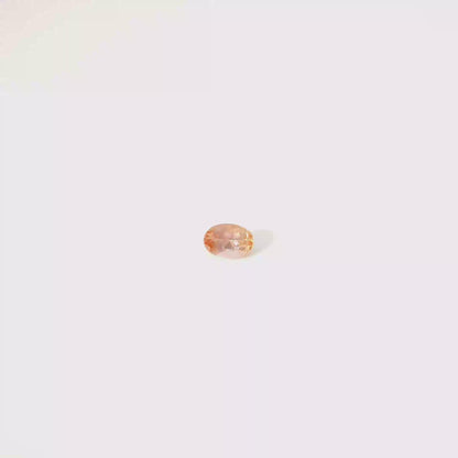 0.585卡帝王托帕石 / 0.585ct IMPERIAL TOPAZ Oval Cut Peach