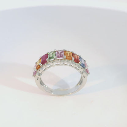 彩色寶石戒指  / Rainbow Sapphire Ring