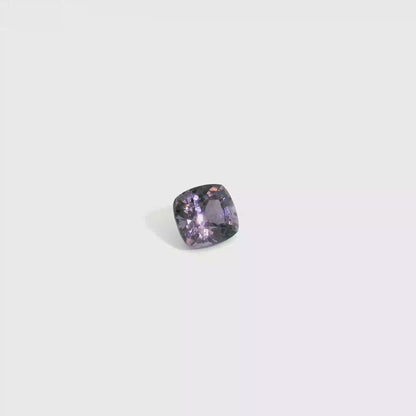 2.95卡紫尖晶石 / 2.95ct PURPLE SPINEL Cushion Cut Burma No Heat