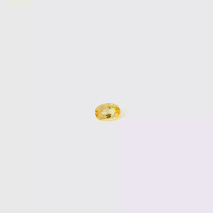 0.796卡帝王托帕石 / 0.796ct IMPERIAL TOPAZ Oval Cut Yellow