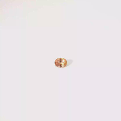 0.535卡帝王托帕石 / 0.535ct IMPERIAL TOPAZ Oval Cut Peach