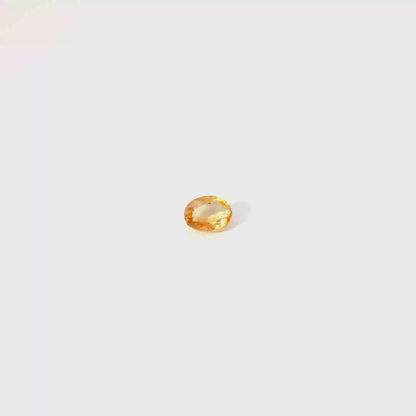 0.803卡帝王托帕石 / 0.803ct IMPERIAL TOPAZ Oval Cut Gold