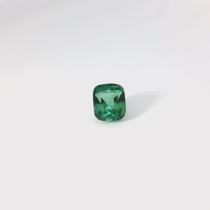 3.221卡藍色碧璽 / 3.221ct Greenish Blue Tourmaline Cushion Cut